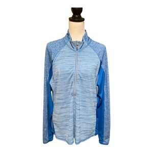 Athleta Running Wild 1/2 zip size 1X
